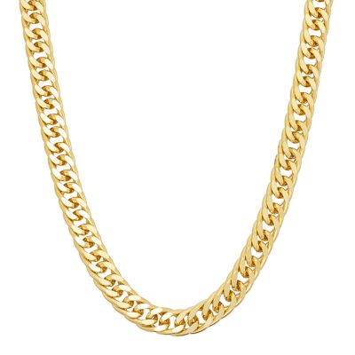 menu0027s 14k gold over silver curb chain necklace zuetpto