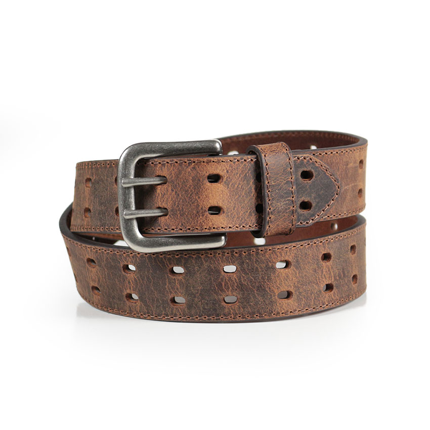 mens belts american worker® menu0027s crackle leather belt qjattzd