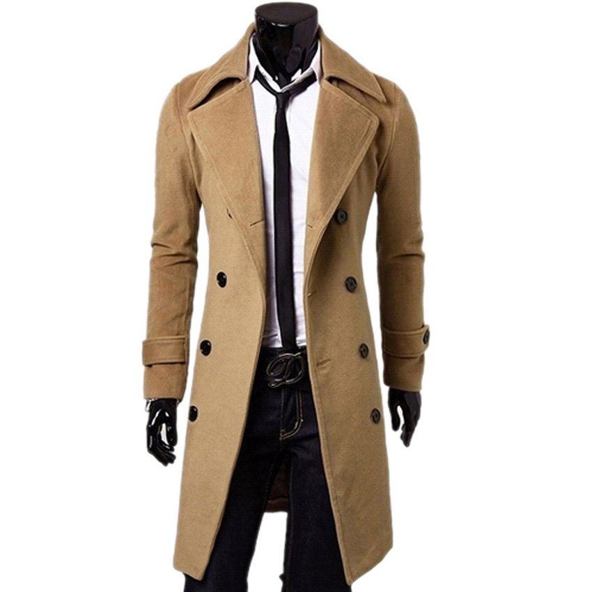 mens coat 2015 new winter wool coat men fashion mens pea coat manteau homme single  breasted ntttolx