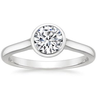 modern engagement rings 18k white gold. luna ring ydmcgdi