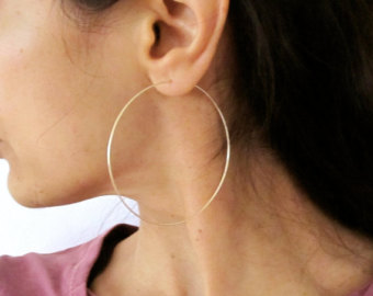 modern hoop earrings | etsy ytkqzim