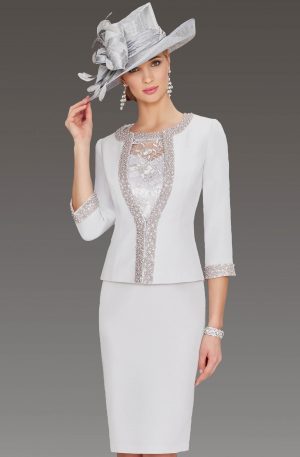 mother of bride outfits short fitted dress with matching jacket. 008740 sarcsoo
