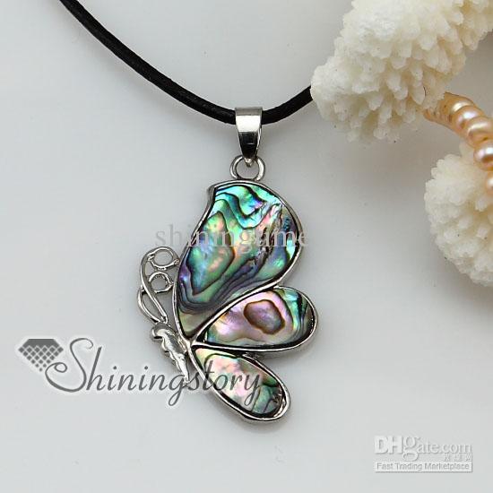 mother of pearl jewelry butterfly seawater rainbow abalone mother of pearl seashell necklaces  pendants jewelry jewellery cheap necklaces navkdas