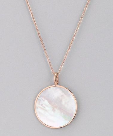 mother of pearl jewelry rose gold mother-of-pearl pendant necklace txnckii
