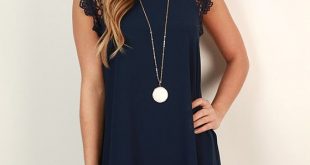 navy dresses love the lace at the top because it breaks up the solid navy color. super eaitnuh