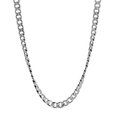 necklaces for men lynx stainless steel curb chain necklace - men avkwoow