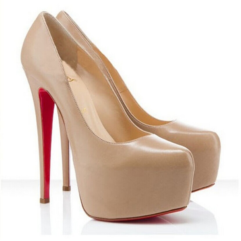 nude color heels aliexpress.com : buy fashion red bottom high heels nude color yvzikbx