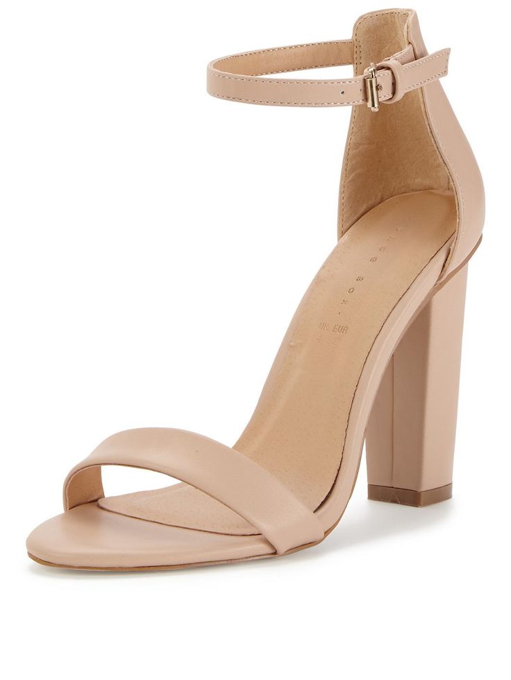 nude color heels daisy high block heeled ankle strap sandals - nude, http://www. wtvsgjc