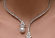 pearl and diamond necklace lovely necklace of pearls and diamonds ttsdnxw
