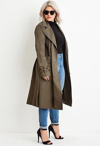 plus size trench coat plus size double-breasted trench coat | forever 21 plus - find it here: nyjjgyr