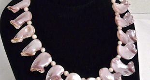pretty pink mother of pearl jewelry pyzaftx