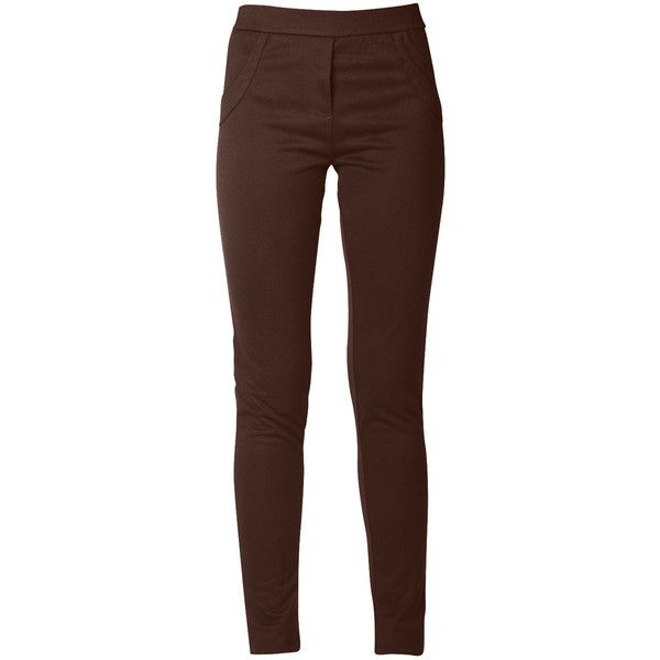 raxevsky marcia brown leggings ($42) ❤ liked on polyvore lubexwp