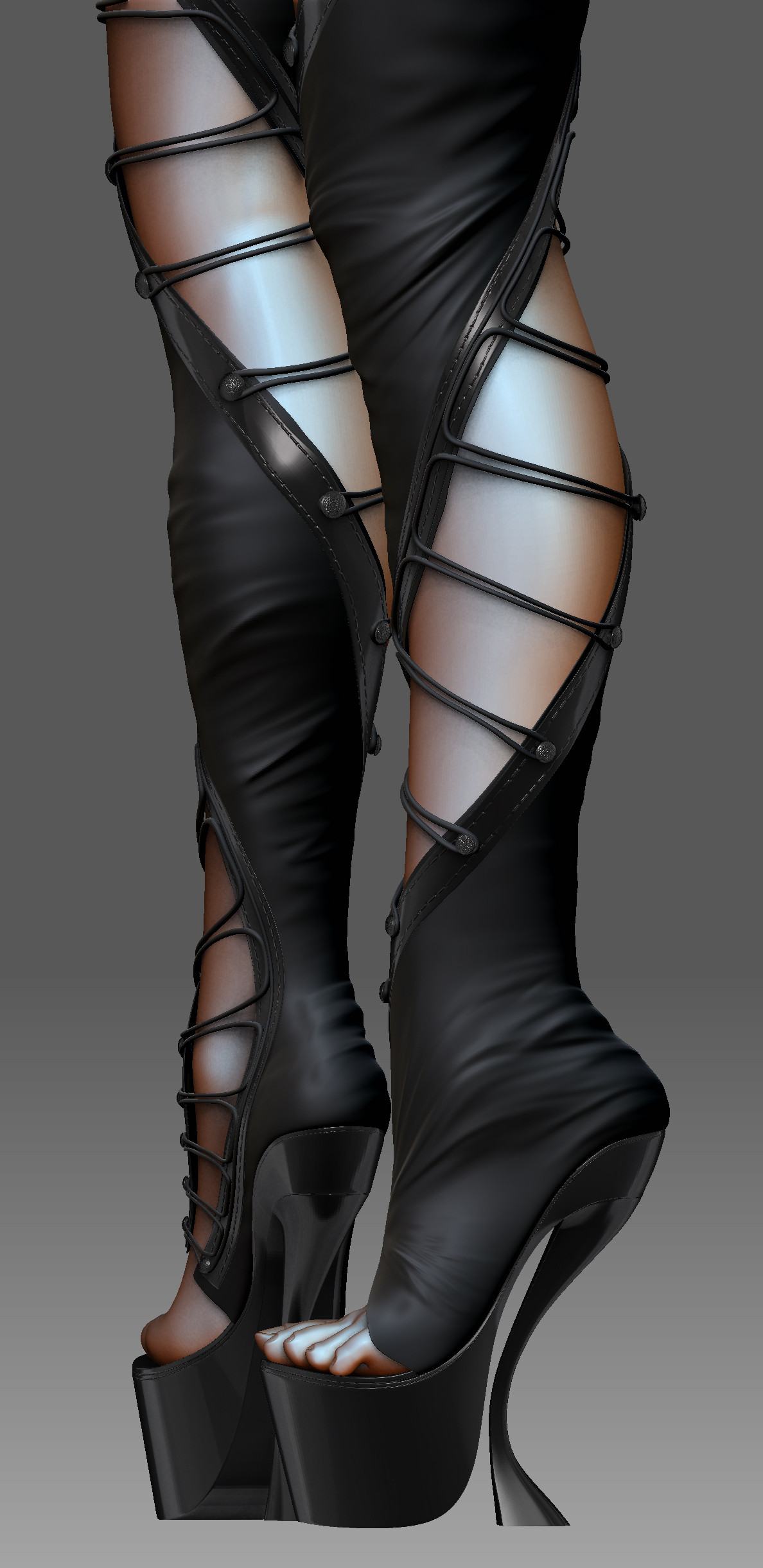 realistic sexy boots 3d max surcyrs
