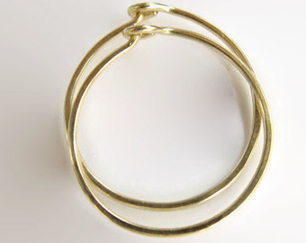 ring earrings gold hoop earrings, handmade earrings, modern earrings, classic errings,  gold jewelry, byebqhs