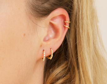 ring earrings hoop earrings | etsy qunfocv