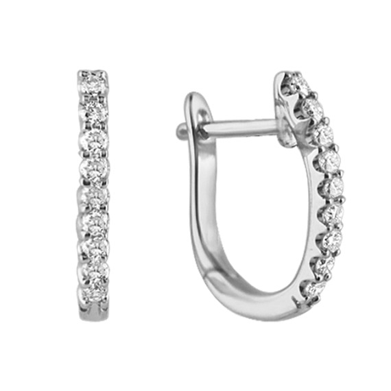 Add Collection to your Jewelry Box with Diamond Hoop Earrings