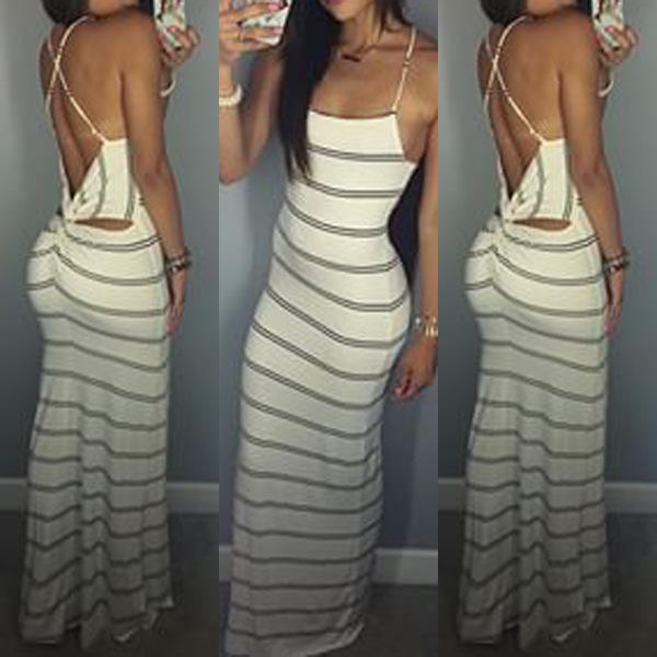 sexy maxi dresses summer dress maxi dresses sexy backless stripes strapless women dress  casual dresses plus size cprugvf