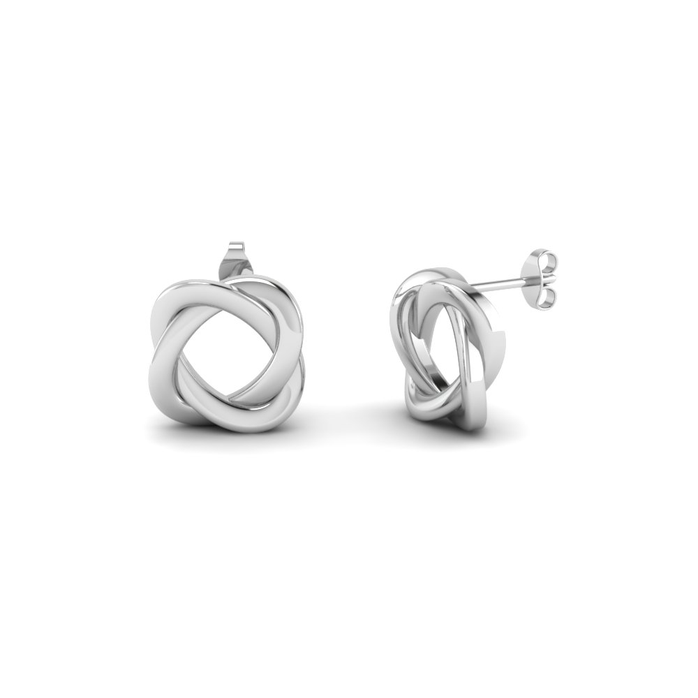 shop for custom designed 14k white gold earrings | fascinating diamonds xwkwegv