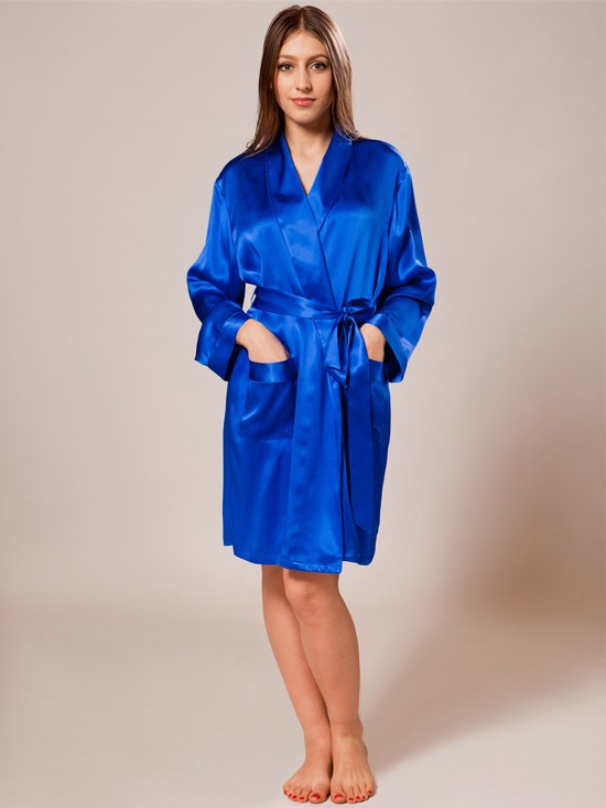 silk robe ... nightwear_cherry silk satin nightwear_indigo xgotltk