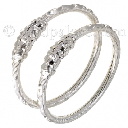 silver bangles for baby size 1-10/16th inches rzistxs