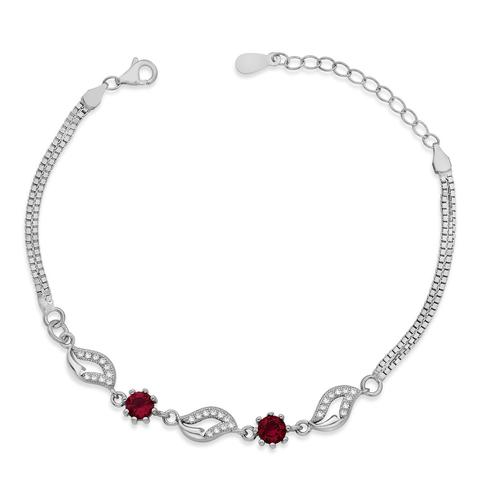 silver bracelets for women taraash sterling silver pink u0026 white alluring abstract charm bracelet for  women bmr1044v sdpxsww