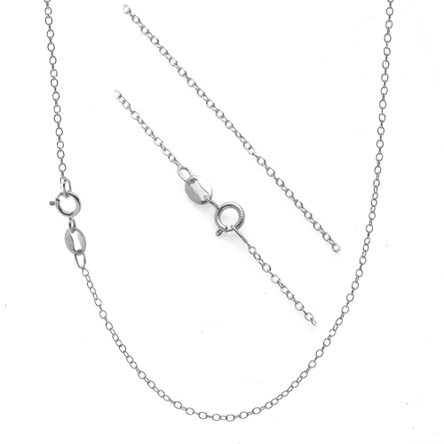 silver chain necklace .925 sterling silver 1mm thin cable chain necklace - 14 gmqfjwr