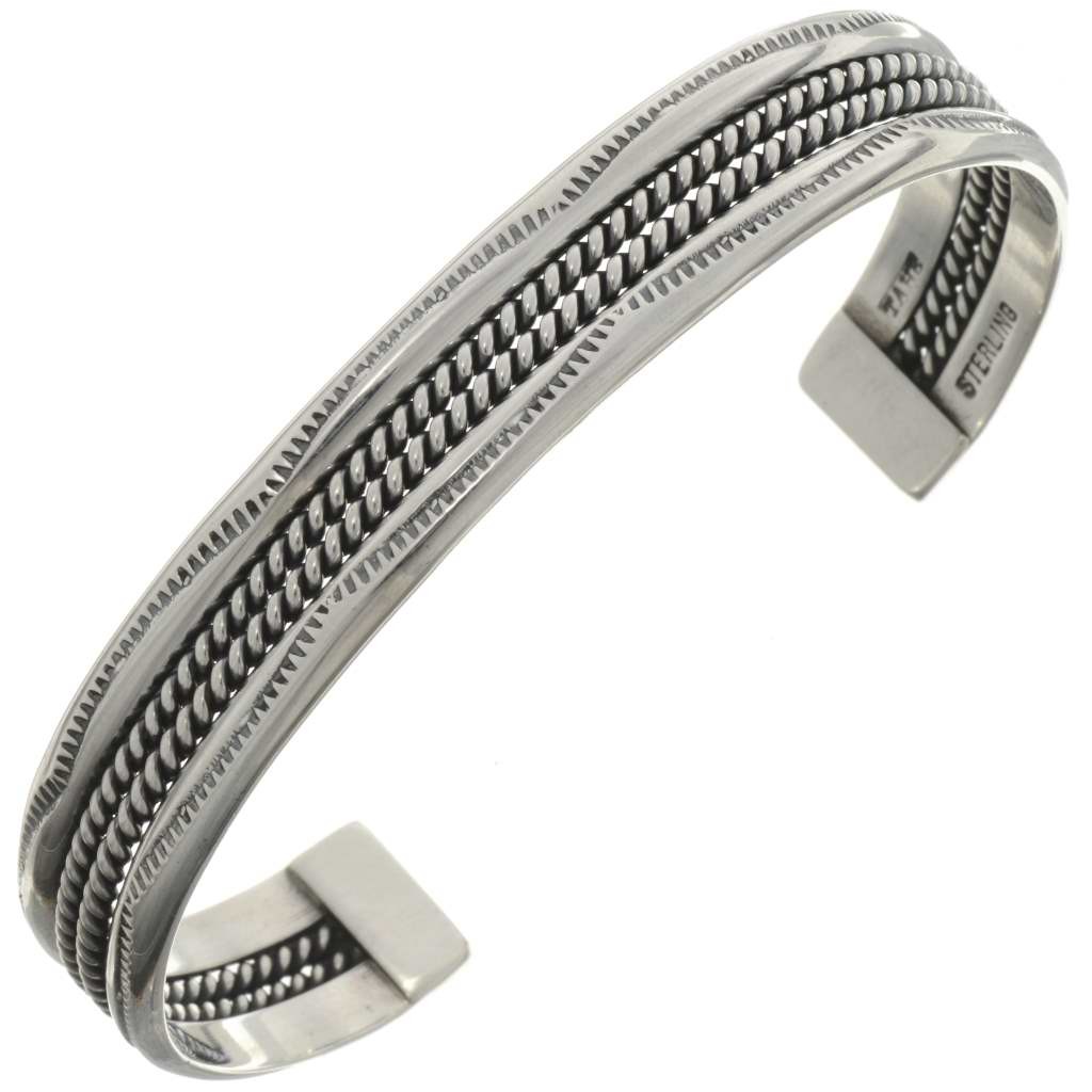 silver cuff bracelet navajo cuff bracelet kuqucir