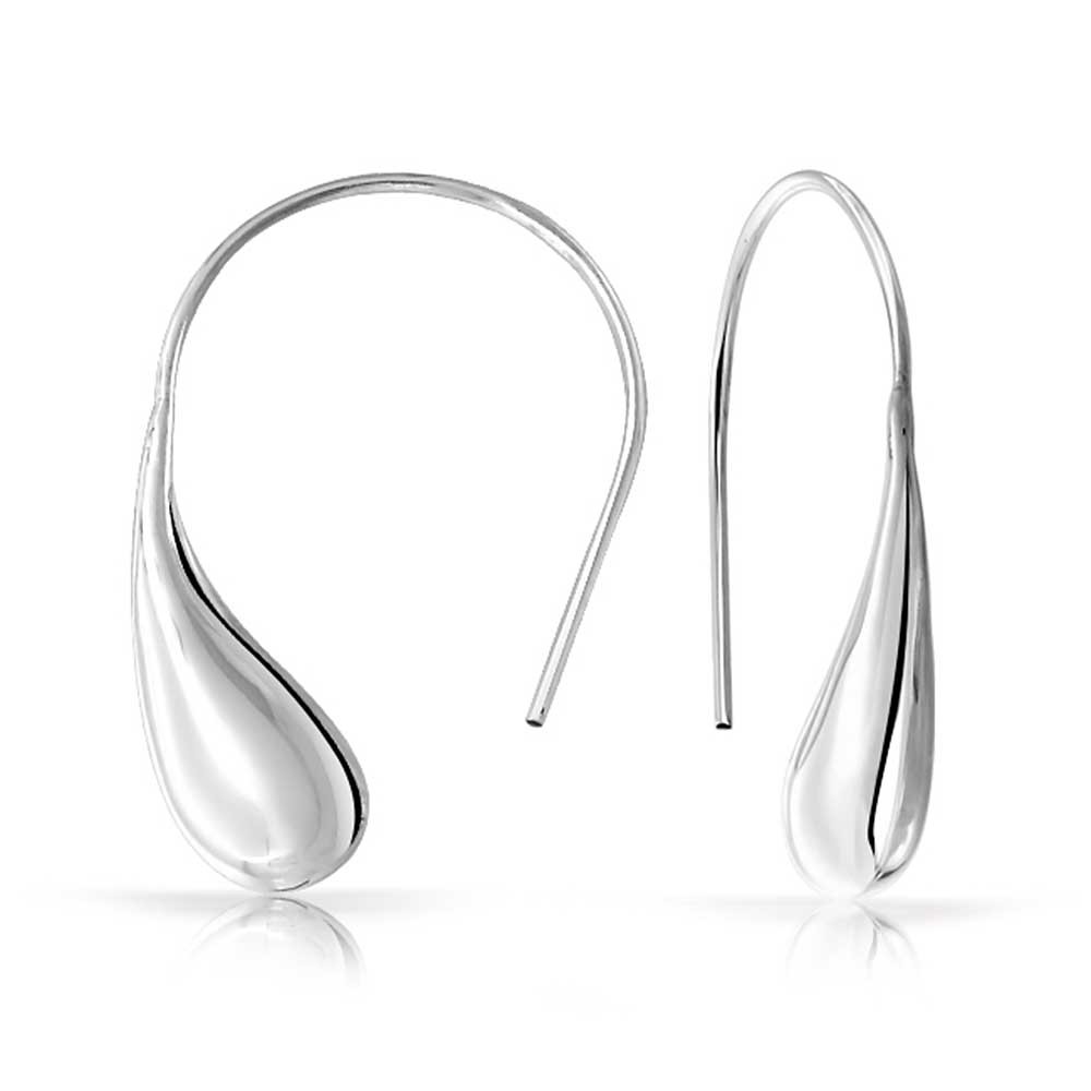 silver drop earrings classic teardrop drop earrings 925 sterling silver utbpmzt
