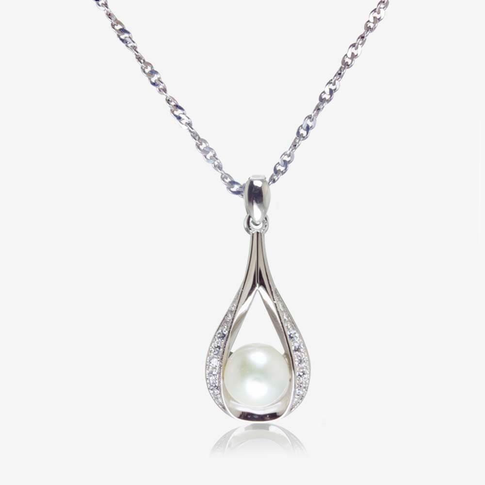 silver necklaces for women the suzette sterling silver cultured freshwater pearl necklace kcfhxom