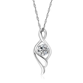 silver necklaces for women womenu0027s 925 sterling silver necklaces pendants gift for her, anniversary,  birthday, wedding, ewhhlxj