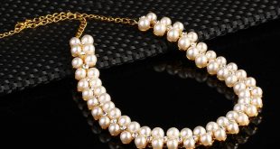 silver shoppee pristine pearl jewellery set kbbgfts