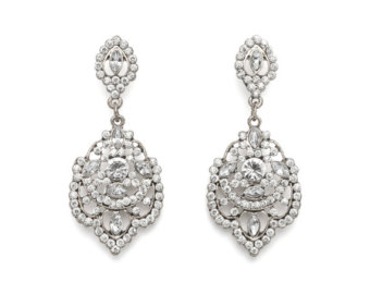 silver vintage chandelier earrings, silver chandelier earrings, vintage chandelier  earrings, , bridesmaid earrings usjvhha