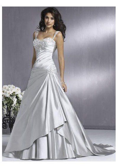 silver wedding dresses (gorgeous silver wedding dress) if we ever renew our vows i want a silver tenqlzg