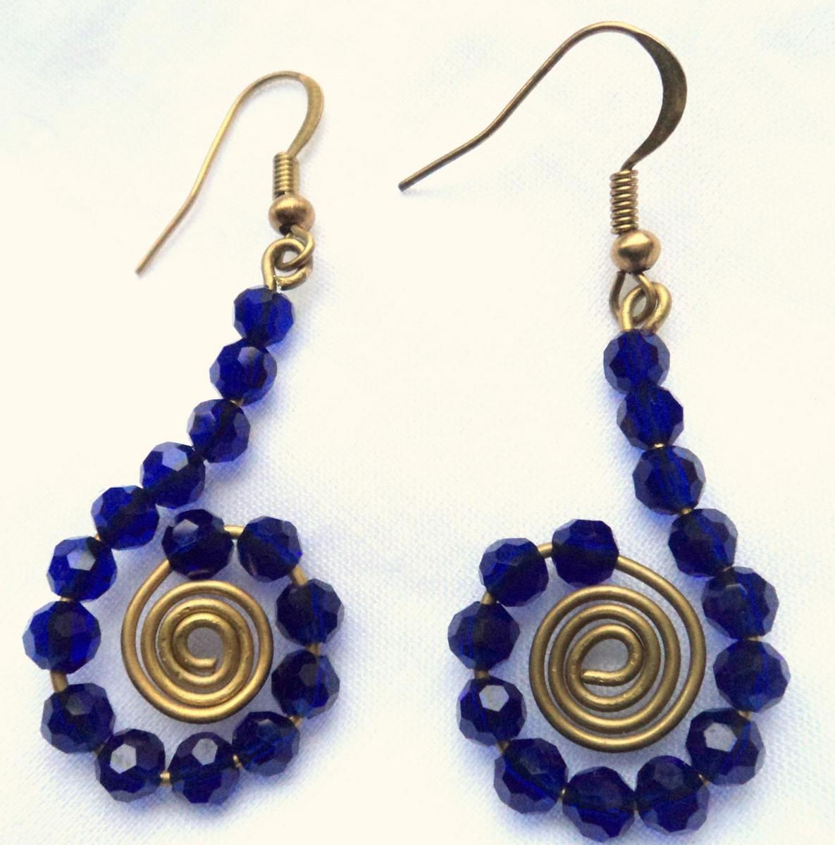 unique earrings unique blue earrings by serendipity inbazaar vigiyjj