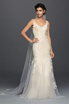 vintage wedding dresses long mermaid/ trumpet vintage wedding dress - melissa sweet aitvczj