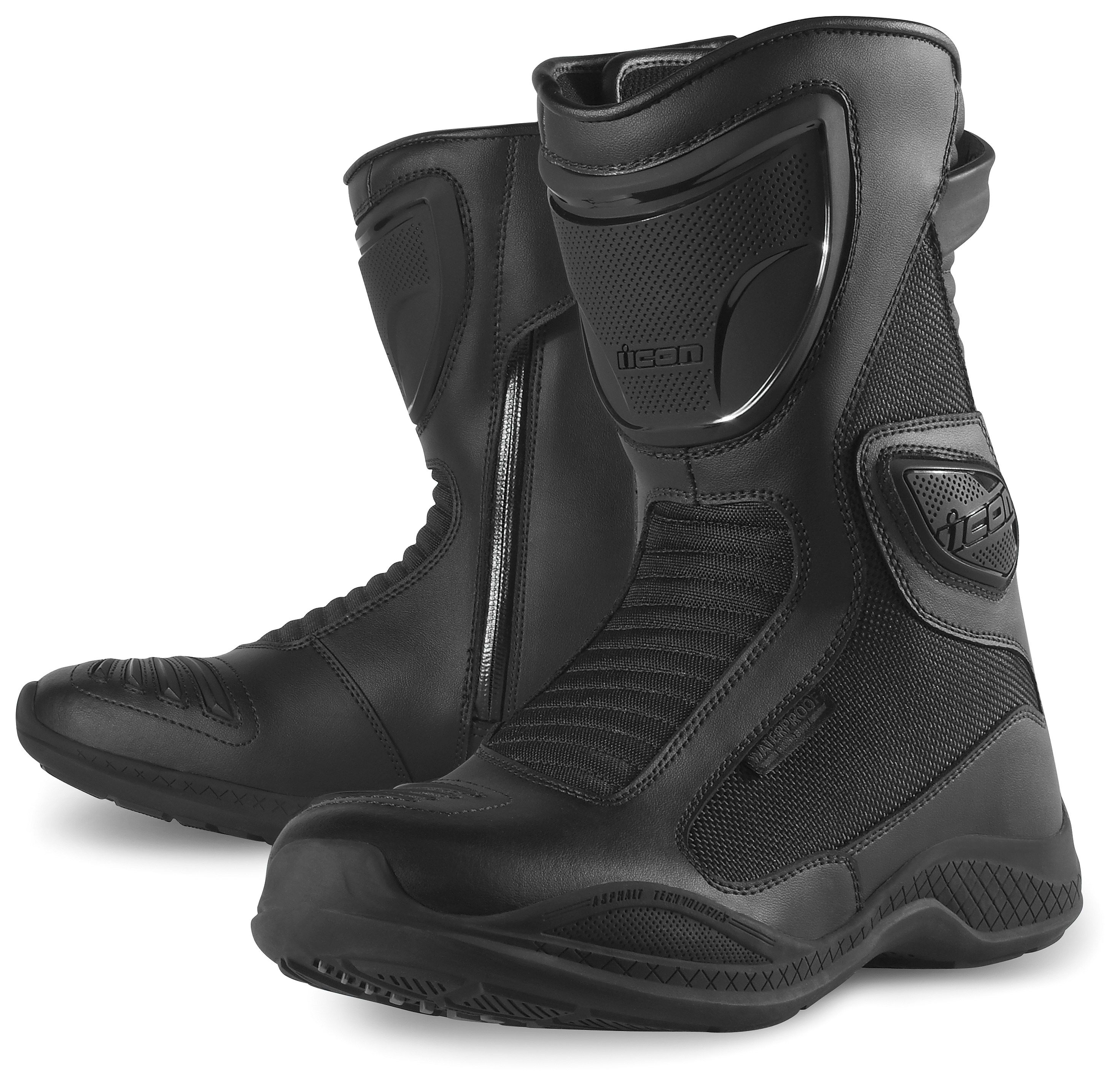 waterproof boots icon reign waterproof womenu0027s boots - revzilla rkldmoe
