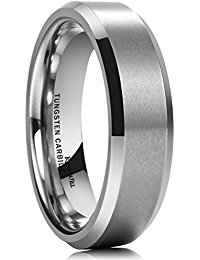 wedding rings for men king will basic 6mm wedding band for men tungsten carbide engagement ring  comfort fit jimqpjx