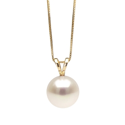 white freshwater classic pearl pendant, 7.0-10.0mm vmoeuiq