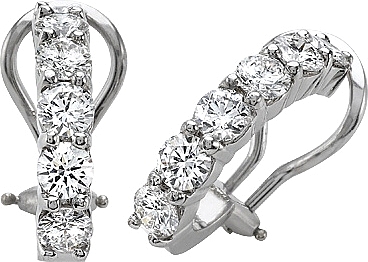 white gold diamond earrings 18k white gold 3ct diamond earrings scse825 pxywcpv