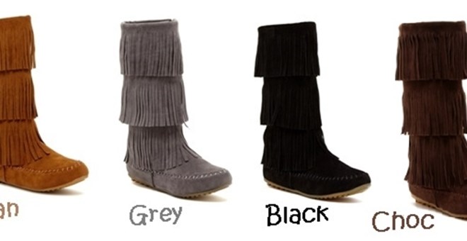 womenu0027s fringe boots! 3-layers - assorted colors! | jane nzyuyog