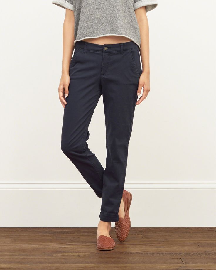 womens chinos classic au0026f chinos with a slim fit throughout, subtle stretch, front  pockets, button prievpg