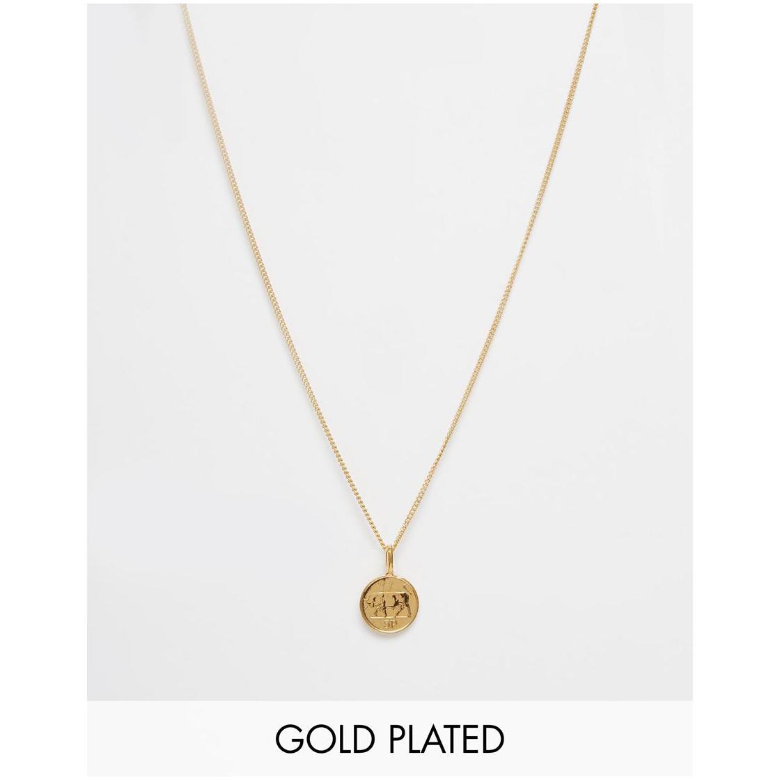 womens gold necklace katie mullally womenu0027s gold five pence irish coin necklace bktxwll