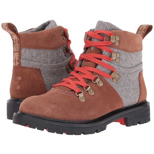 womens hiking boots toms summit boot (rawhide suede/grey wool) womenu0027s hiking boots ($149) kvjrwnp
