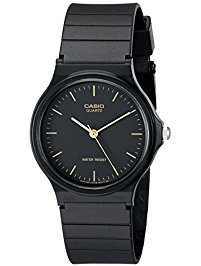 wrist watch casio menu0027s mq24-1e black resin watch jfqxqni