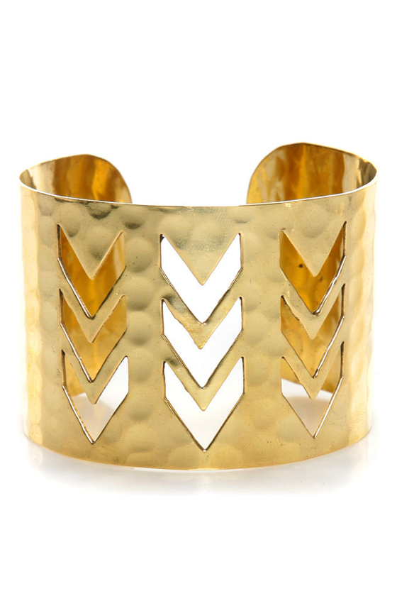 zad chevron crossing gold cuff bracelet oaqlpry