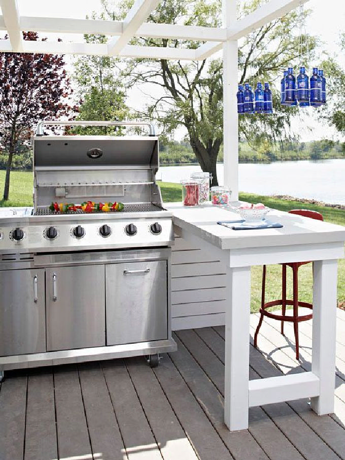 Ideas for highly functional outdoor kitchens 19
