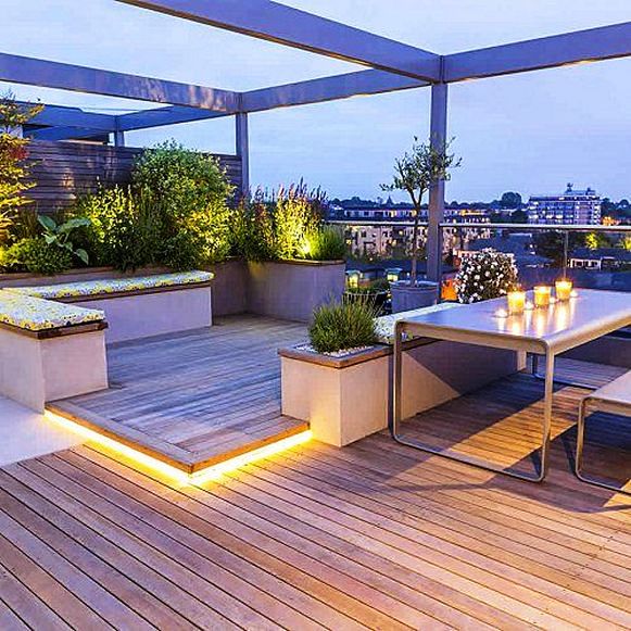 Roof garden design concept and terrace garden ideas for 2020 26