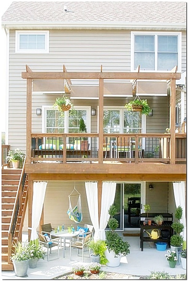 33 modern patio terrace ideas for backyard design and decoration ideas 1
