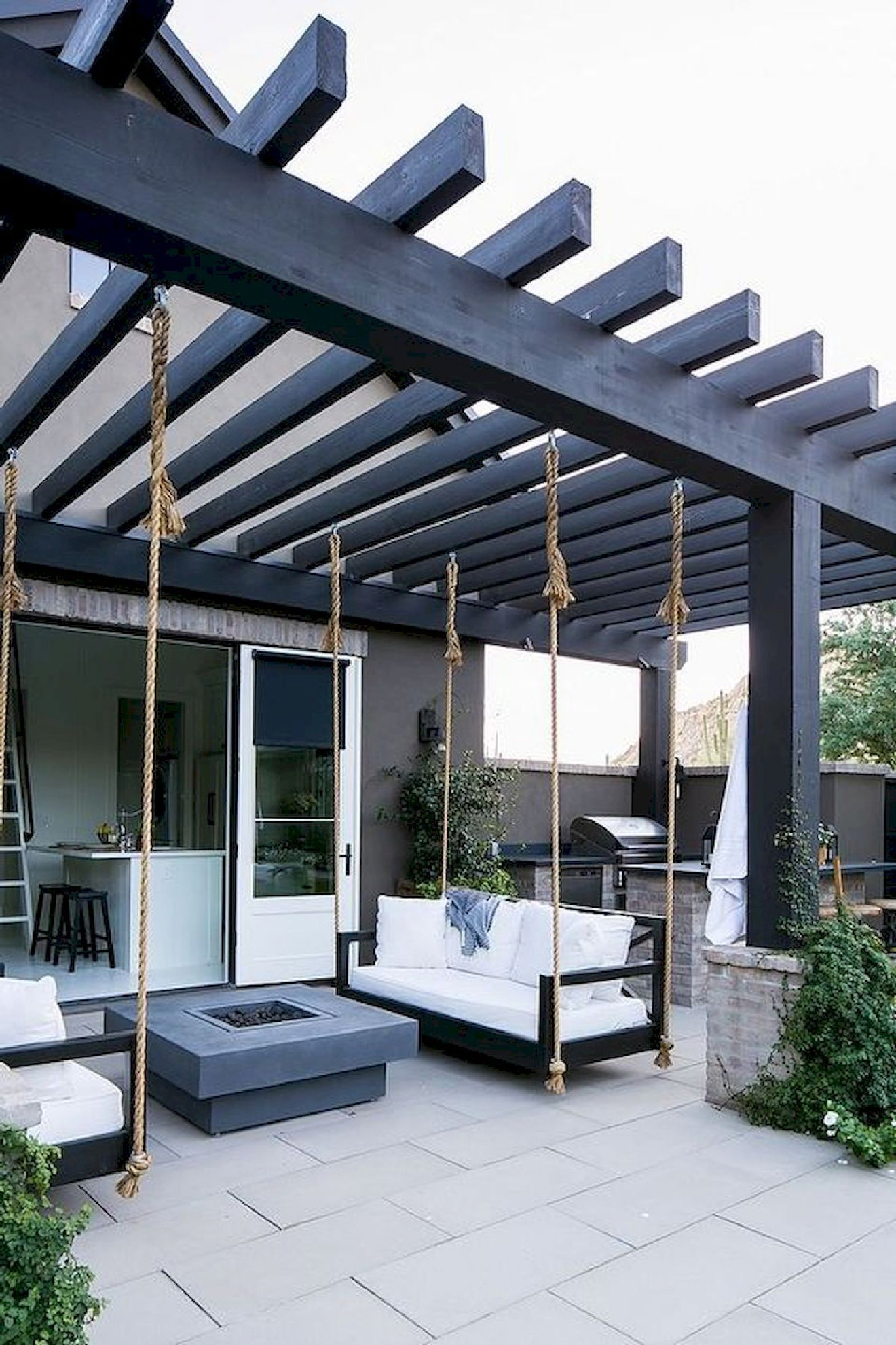 35 great pergola ideas with fireplace 35