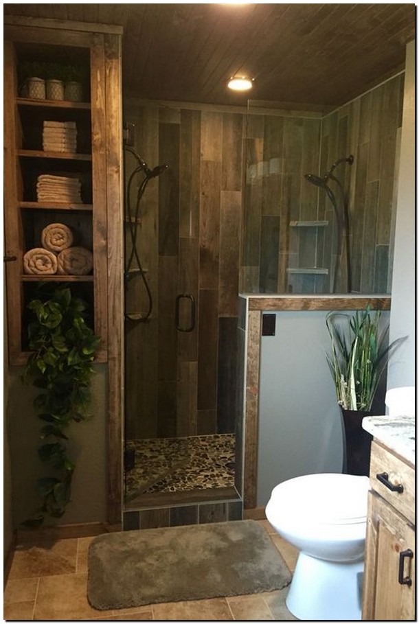 35 great rustic bathroom decor design ideas 2